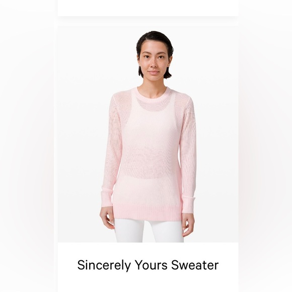 lululemon athletica Sweaters - Lululemon Sincerely Yours Sweater NWT
